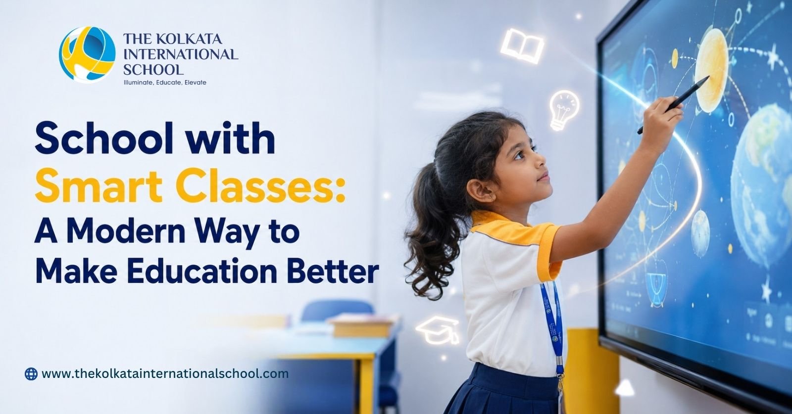 School with Smart Classes for Interactive Digital Learning at TKIS